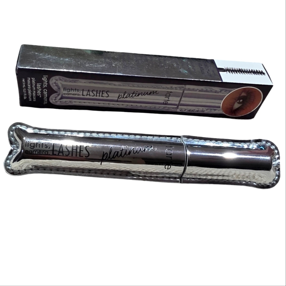 Tarte Lights, Camera, Lashes Platinum Volumizing Black  Mascara NEW